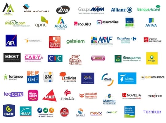 Logos de nos assurances partenaires
